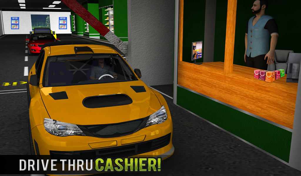 Shopping Mall Car Driving Game Game Screenshot