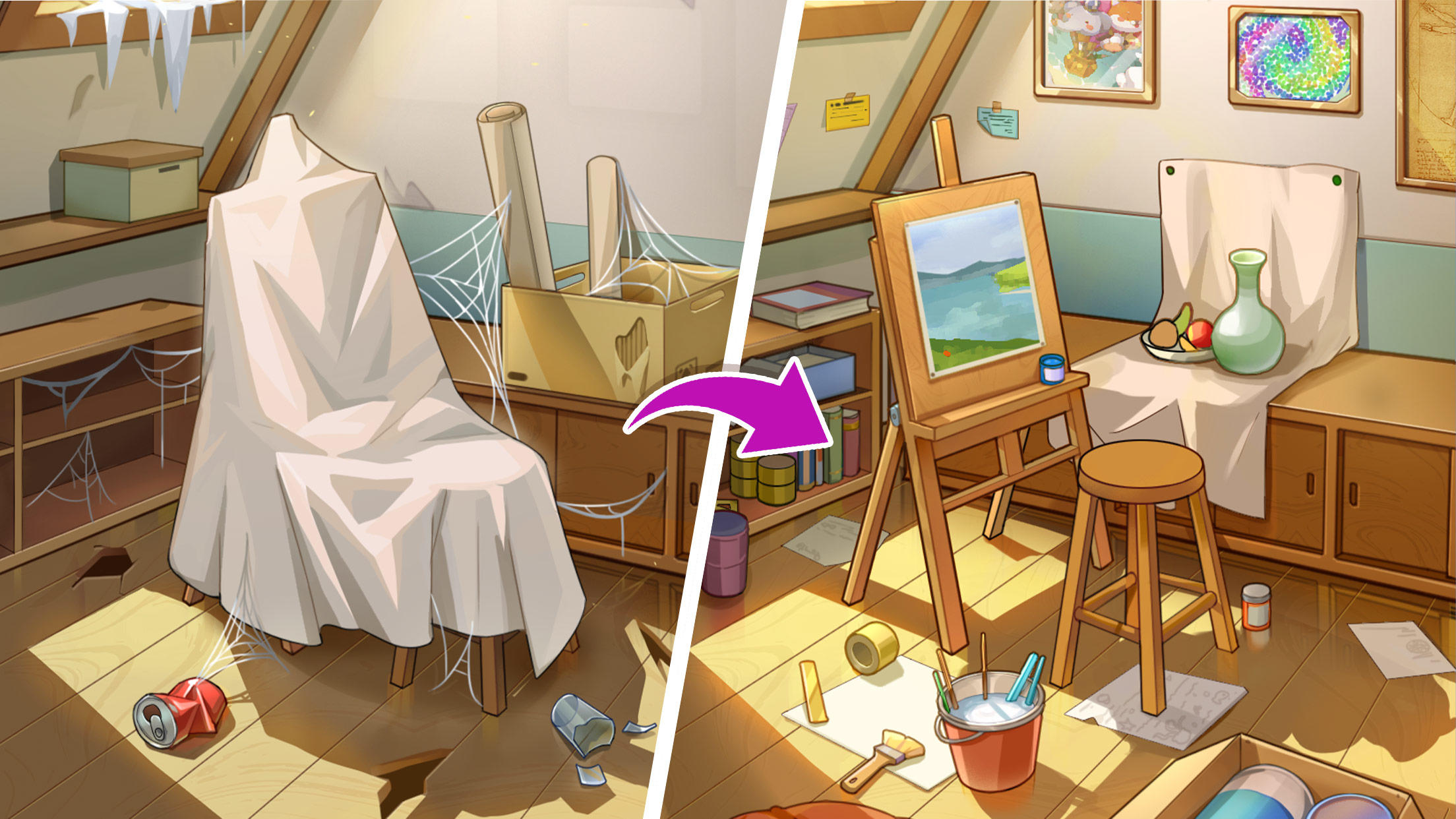 Merge Artist: Merge Games Game Screenshot
