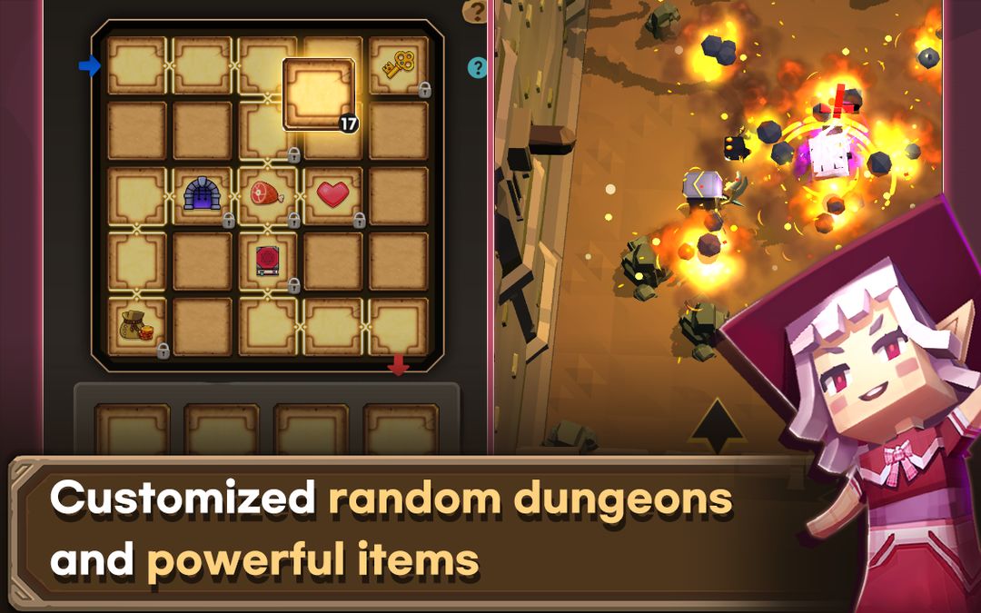 Screenshot of DUNSTOP! - Don't stop in the dungeon : Casual RPG