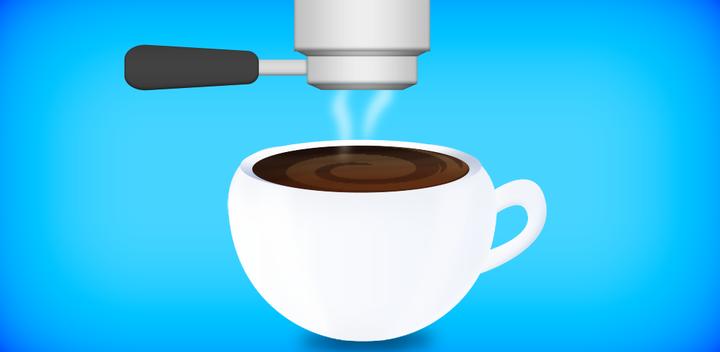 Banner of coffee machine maker game 1.0