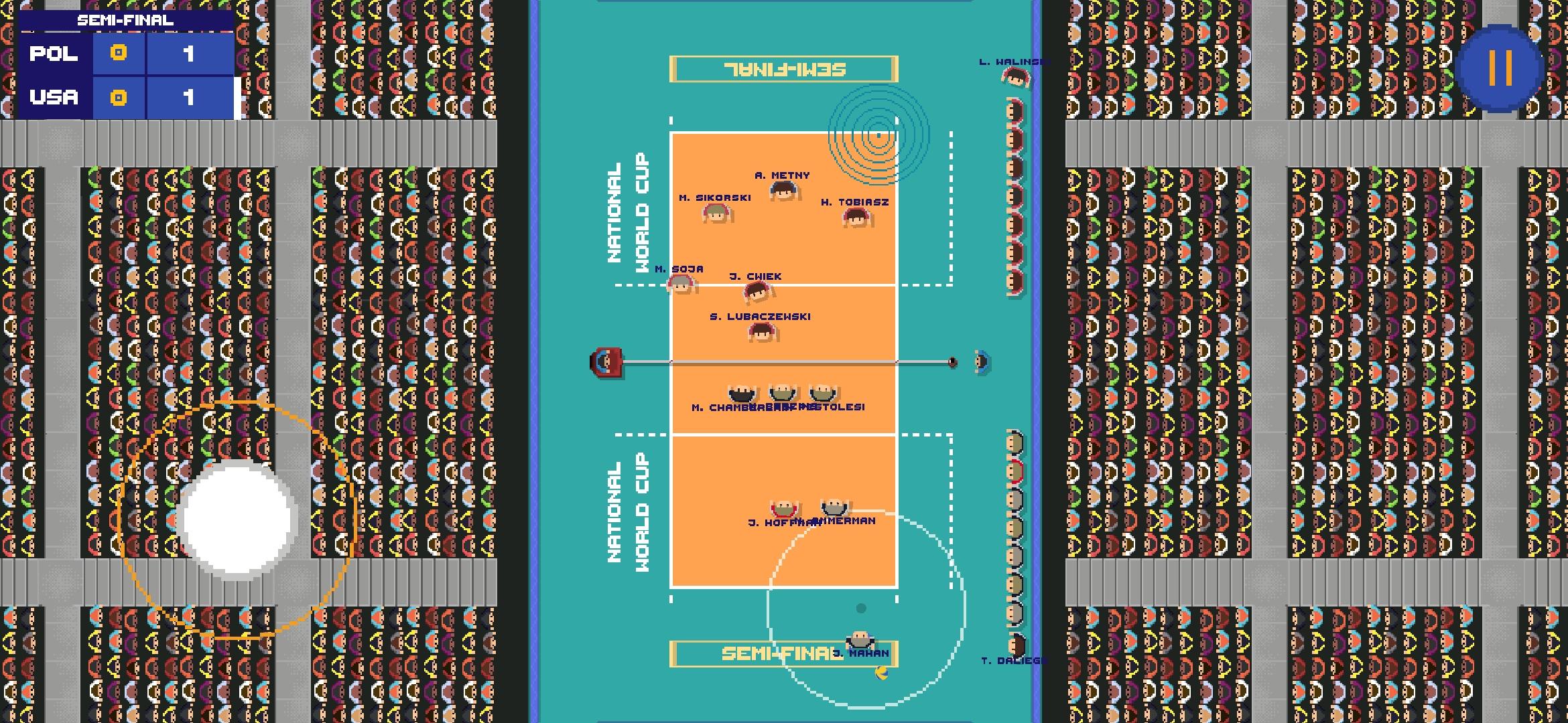 Screenshot of Volley 23 - Volleyball Game