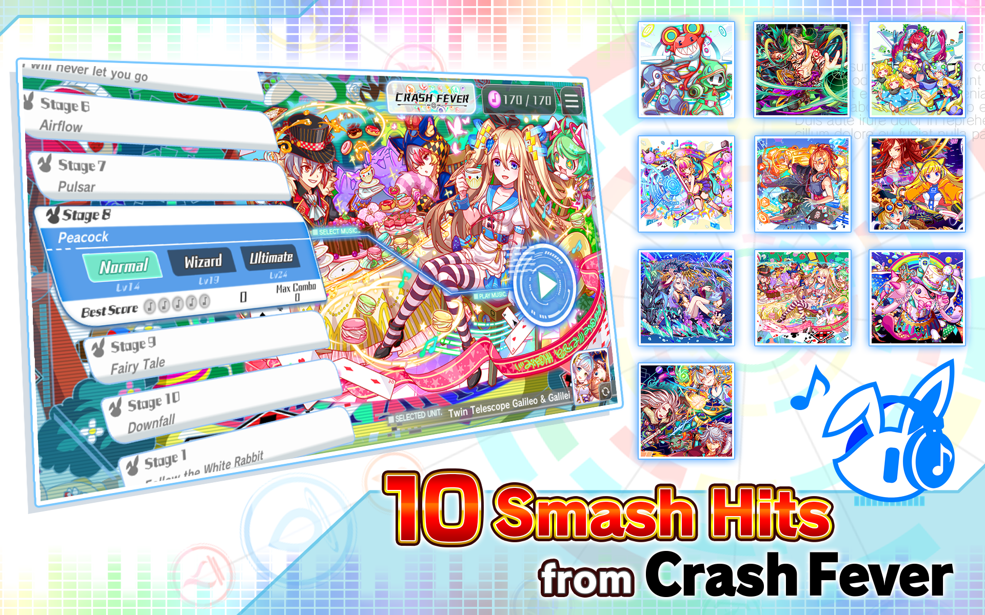 Sonic Beat feat. Crash Fever Game Screenshot