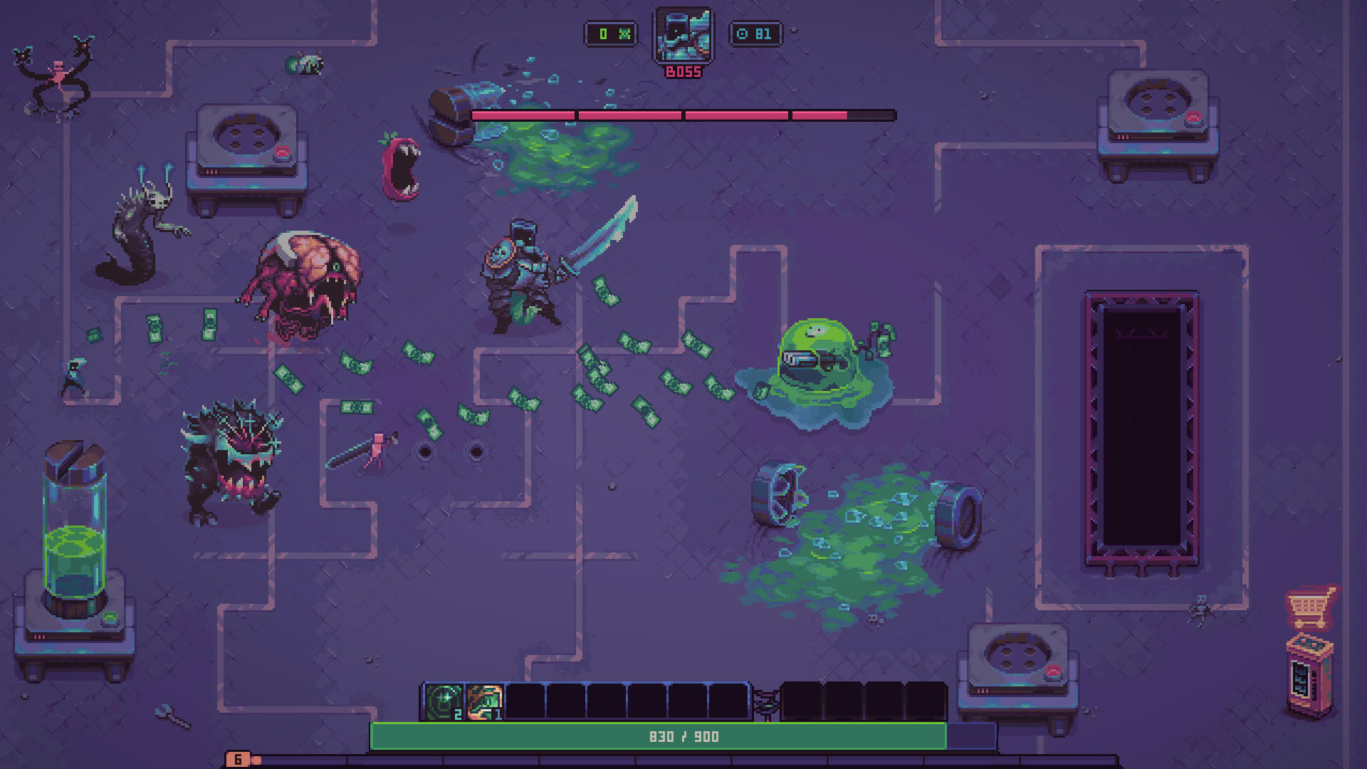 Slime 3K: Rise Against Despot Game Screenshot