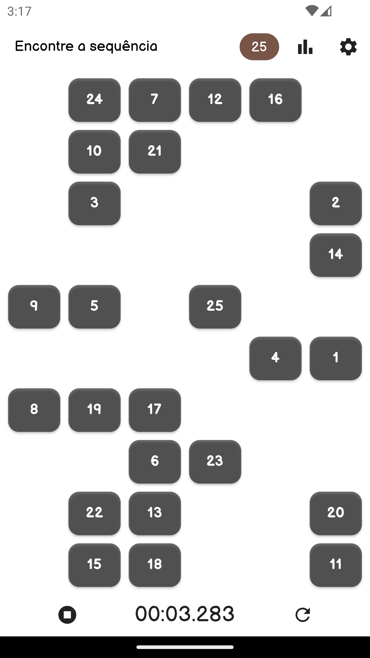 Numeroz - Encontre a sequência ゲームのスクリーンショット