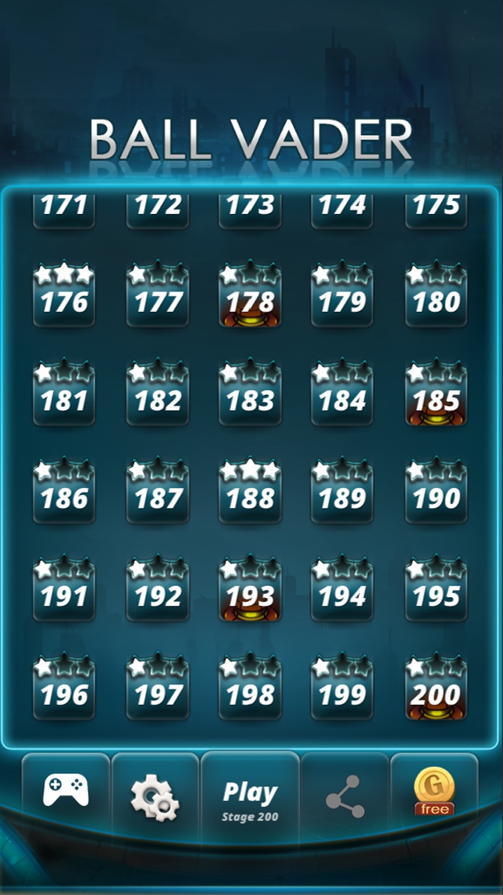 Скриншот игры Brick puzzle master : ball vader