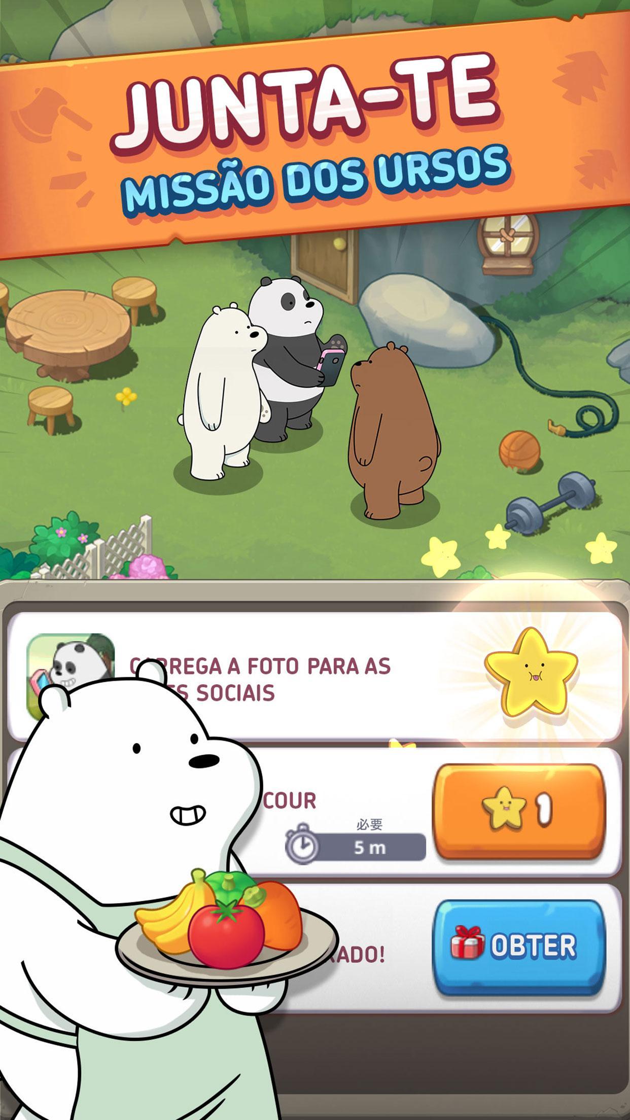 Captura de Tela do Jogo We Bare Bears Match3 Repairs