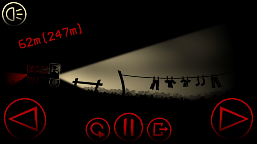 Bad Roads Night Edition Game Screenshot
