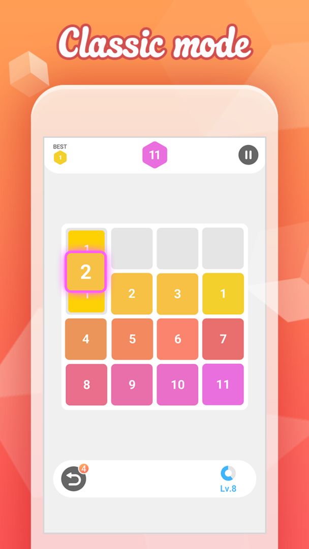 Numbers - classic number puzzle game screenshot game