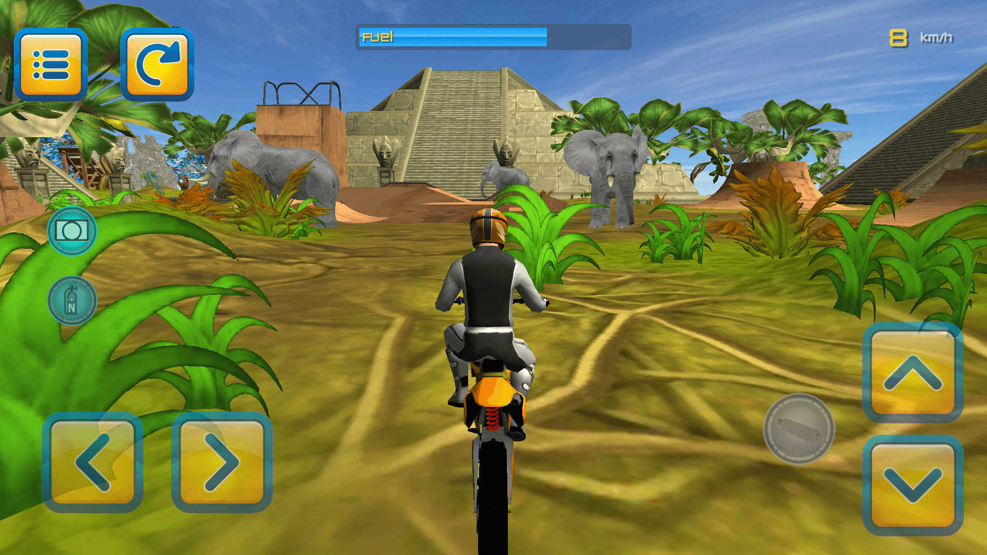 Screenshot 5 of Jungle Motorbike Jumping 3D 