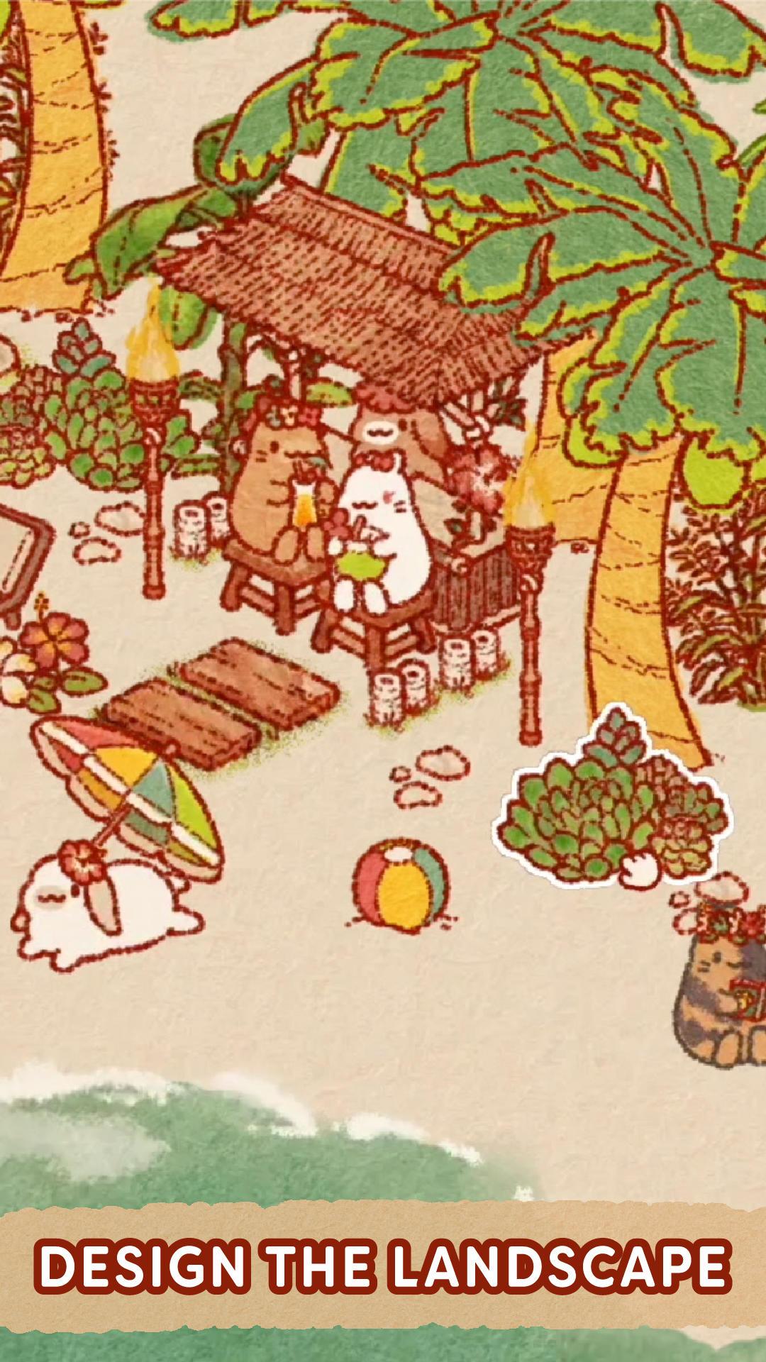 Usagi Shima: Cute Bunny Game ภาพหน้าจอเกม