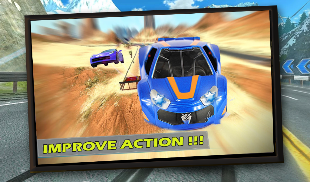 Racing Turning Mecard Game Adventure Game Screenshot