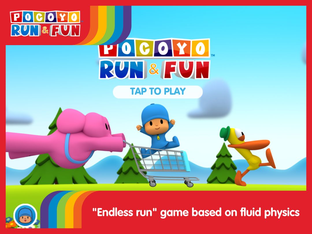 Pocoyo Run & Fun: Jump Cars 게임 스크린 샷