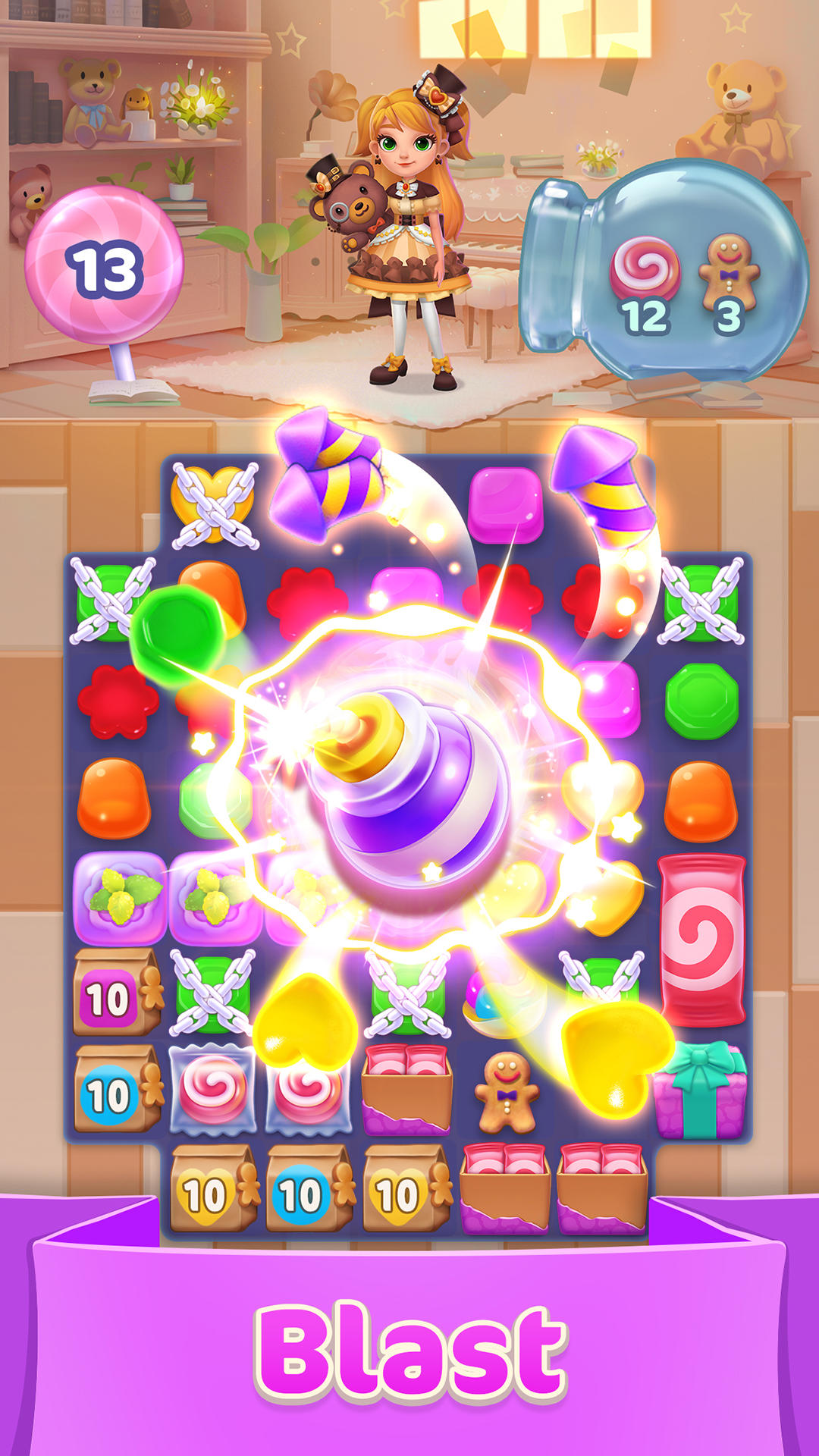 Jellipop Match Game Screenshot