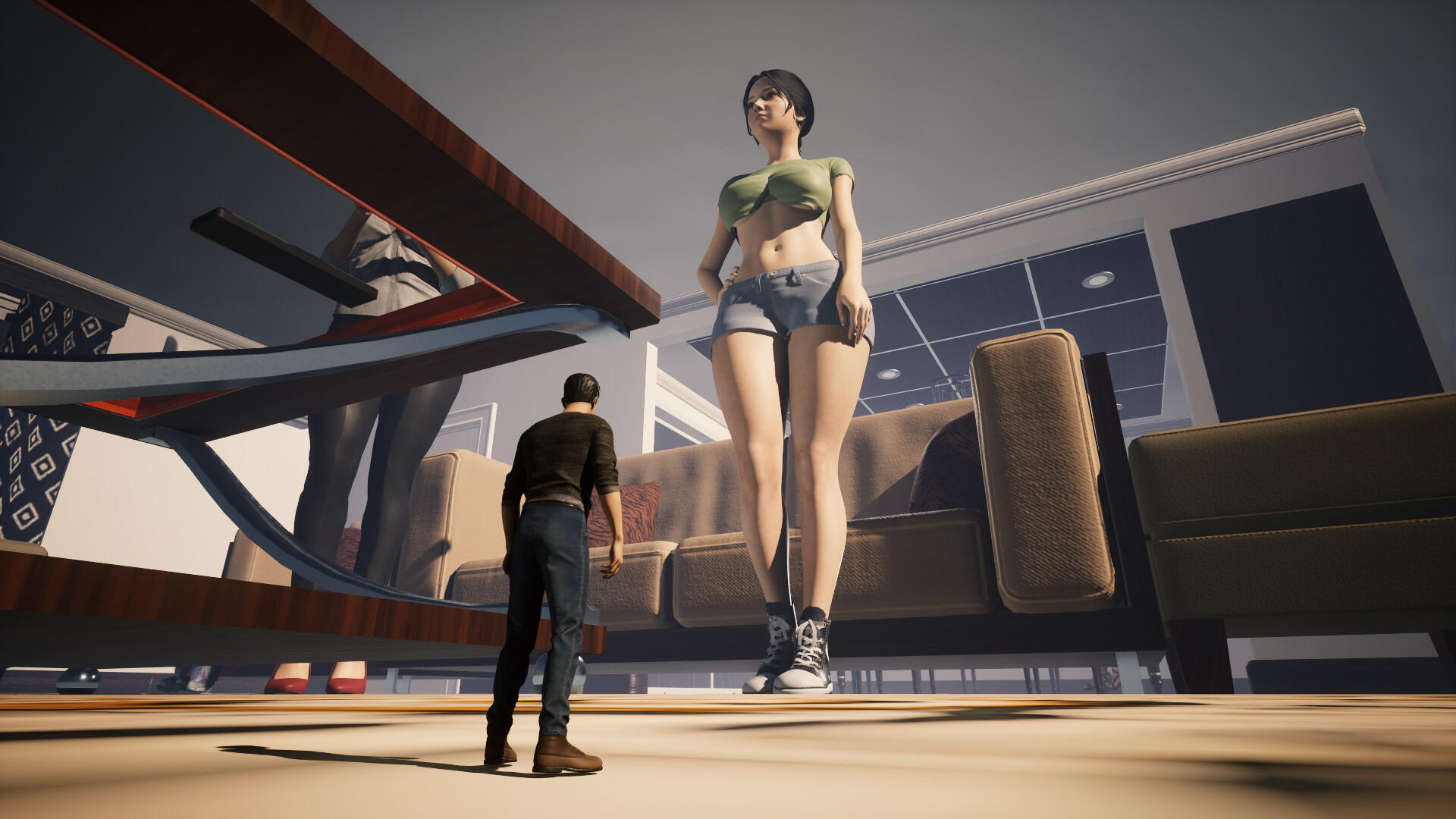Girl Who Shrunk the Neighbors Game Screenshot