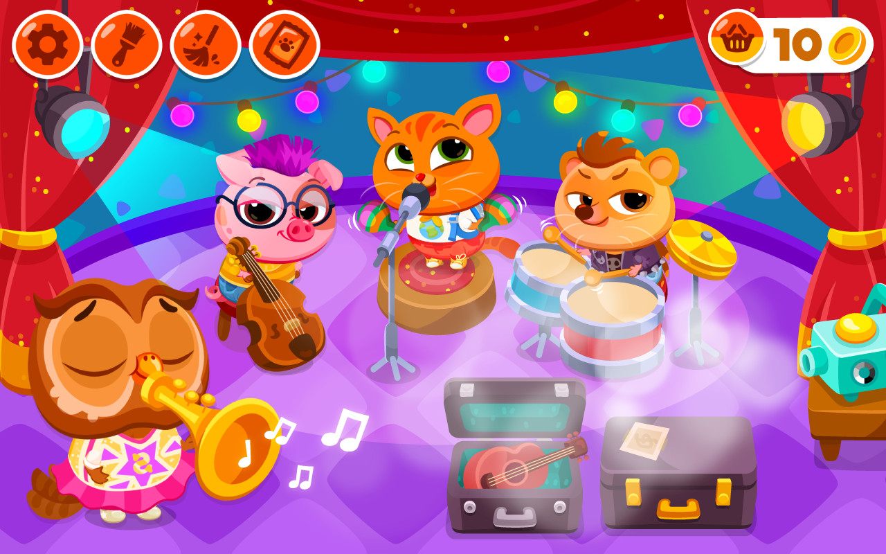 Bubbu School–สัตว์น่ารักของฉัน ภาพหน้าจอเกม