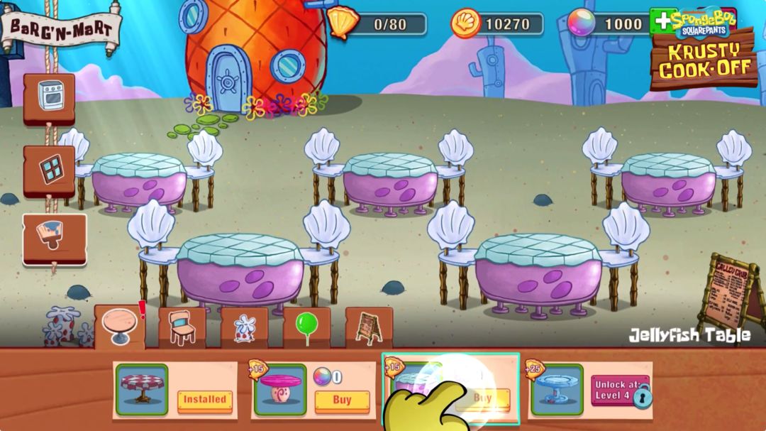 SpongeBob: Krusty Cook-Off ภาพหน้าจอเกม