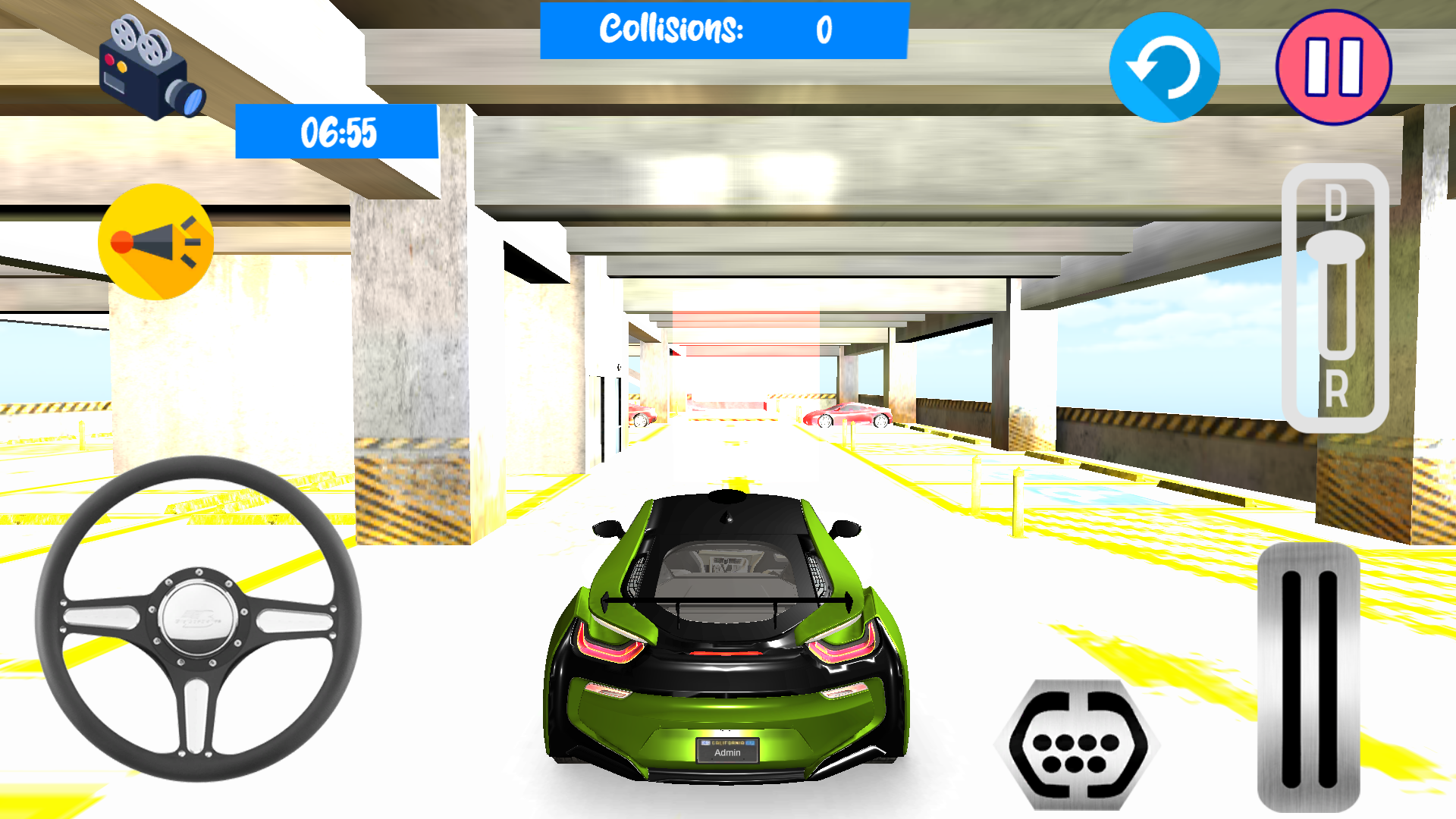 Screenshot of Burnout BMW Car Parking Master
