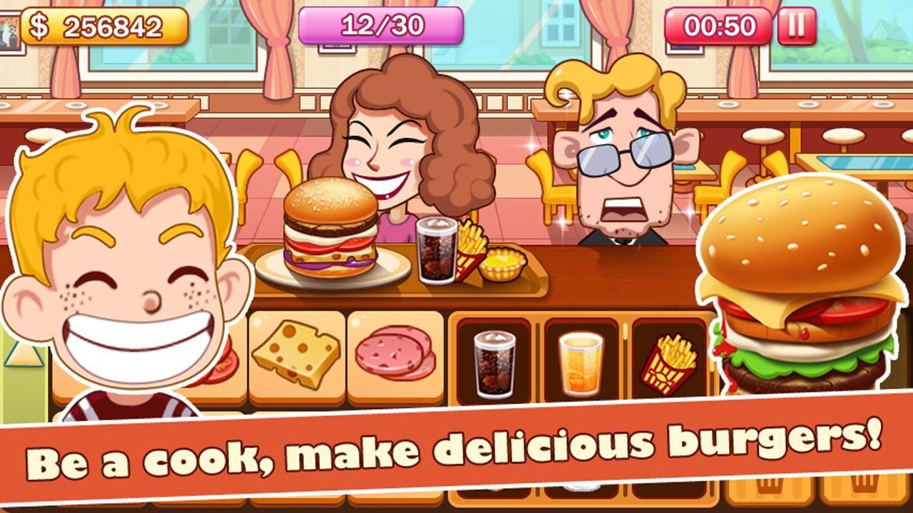 Burger Tycoon Game Screenshot