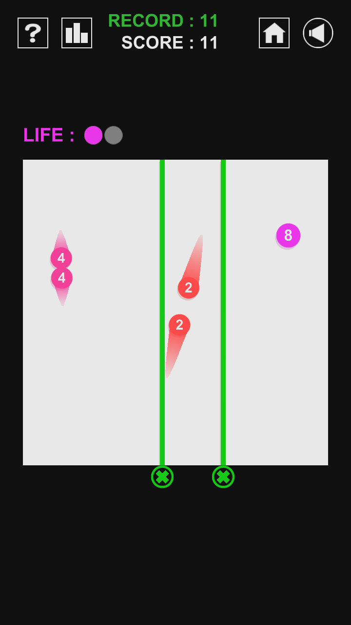 Cuplikan Layar Game 2048 Jezzball
