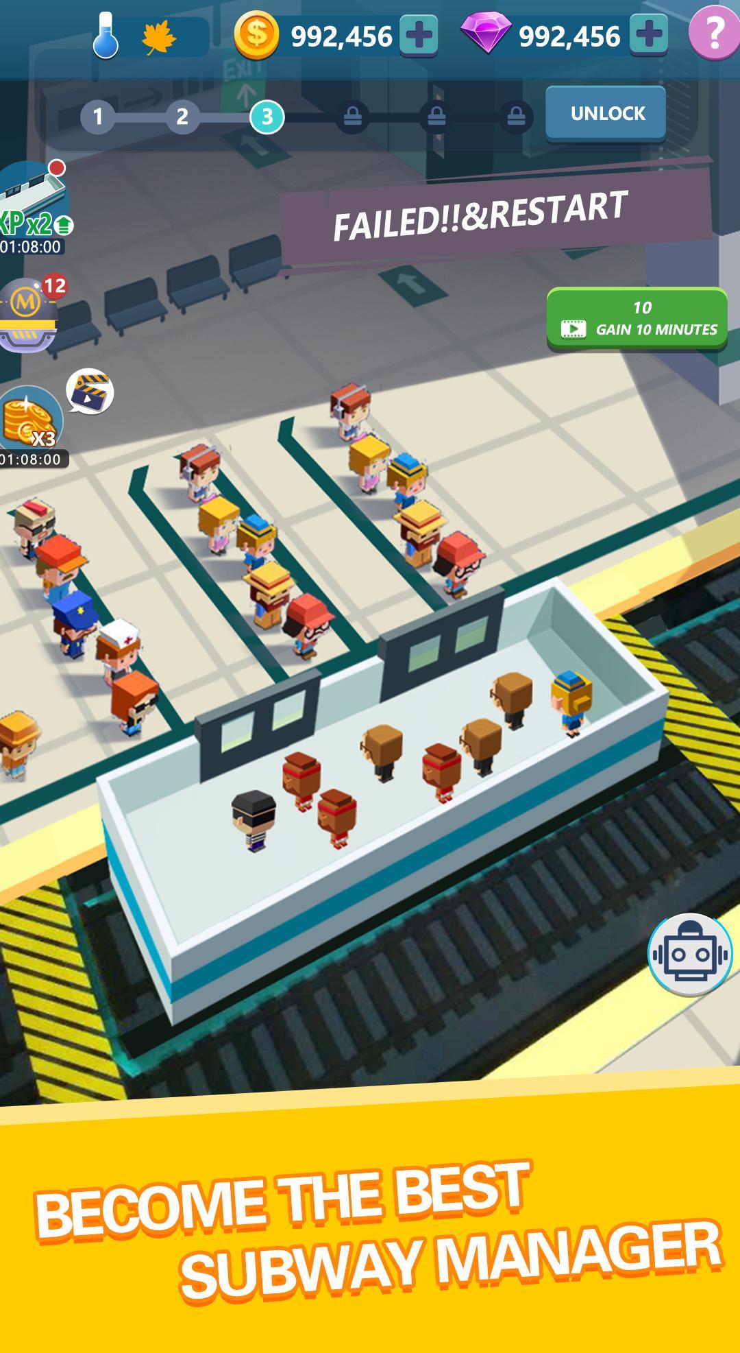 Subway Tycoon: Underground Manager Gameのキャプチャ