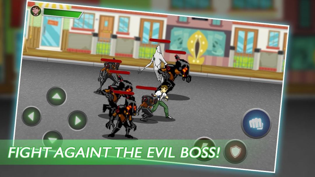 Kid Hero Transform - Alien Street Fight screenshot game