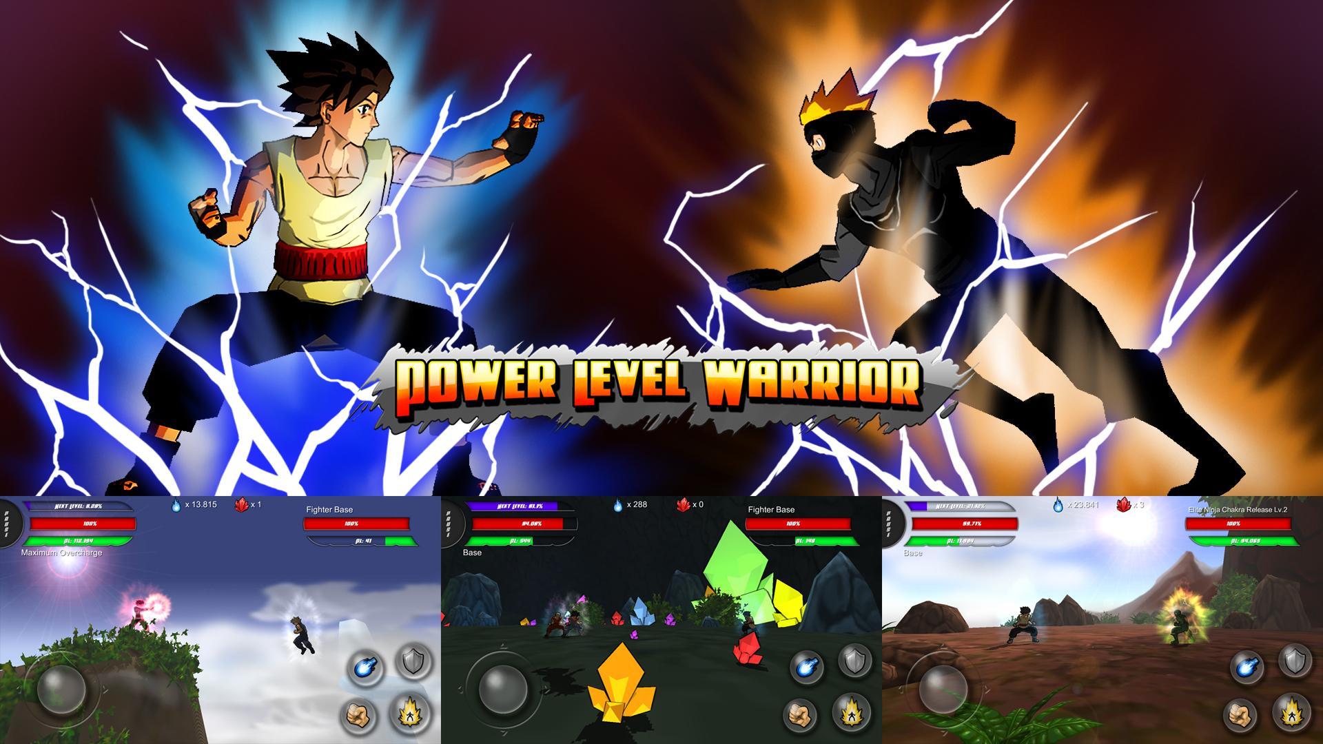 Power Level Warrior Game Screenshot