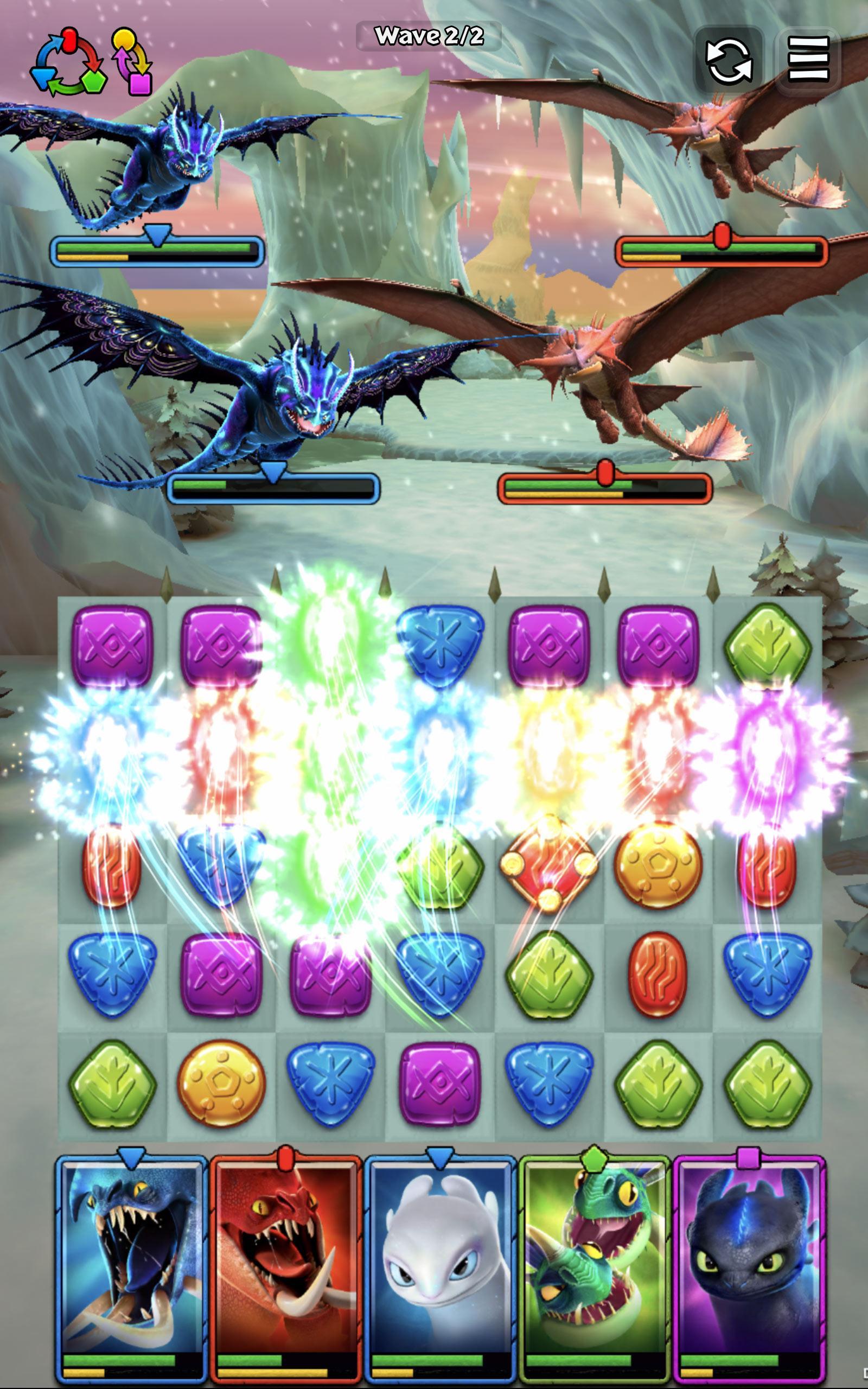 Cuplikan Layar Game Dragons: Titan Uprising