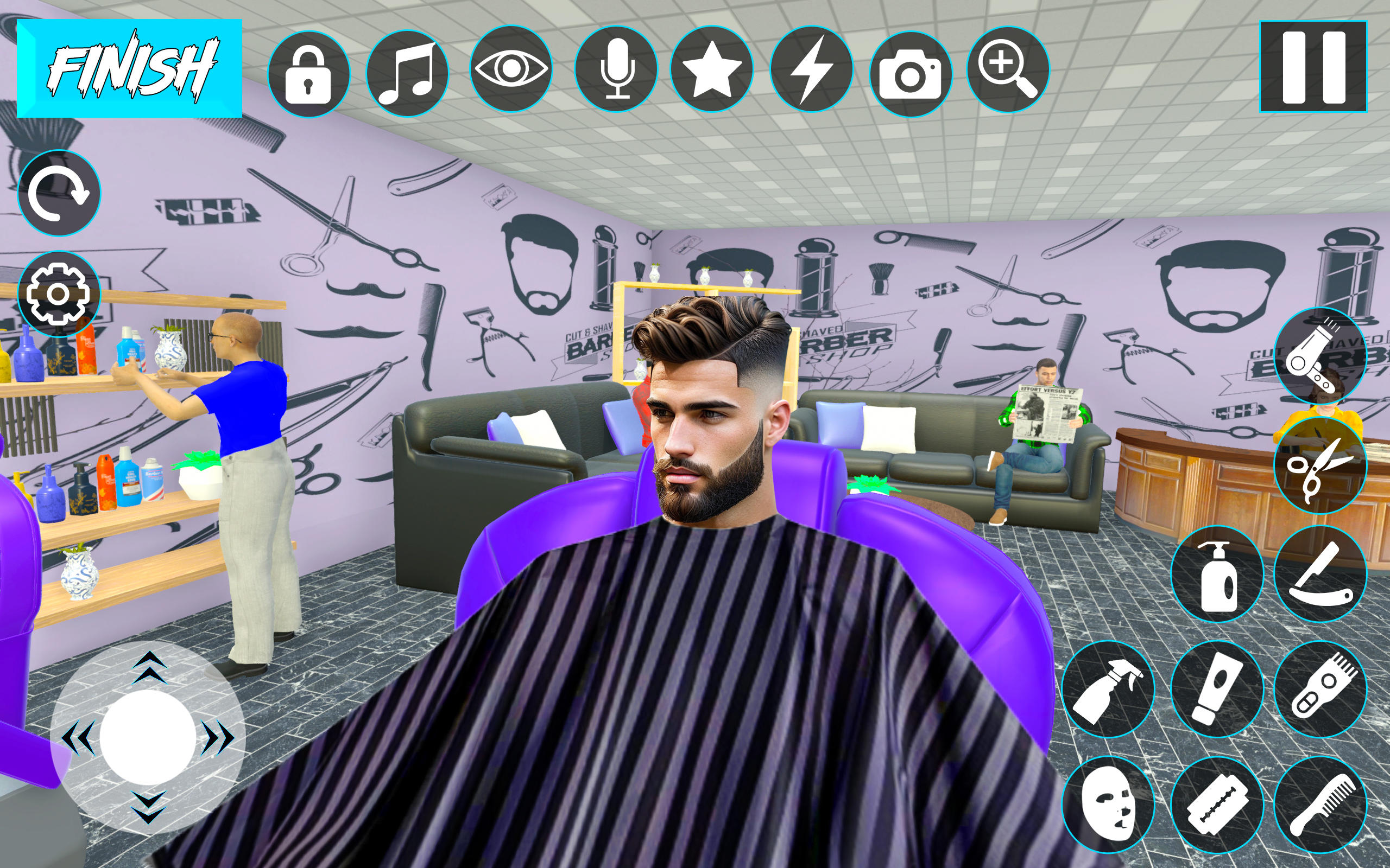 Barber Shop beard Cutting Game – Apps on Google Play