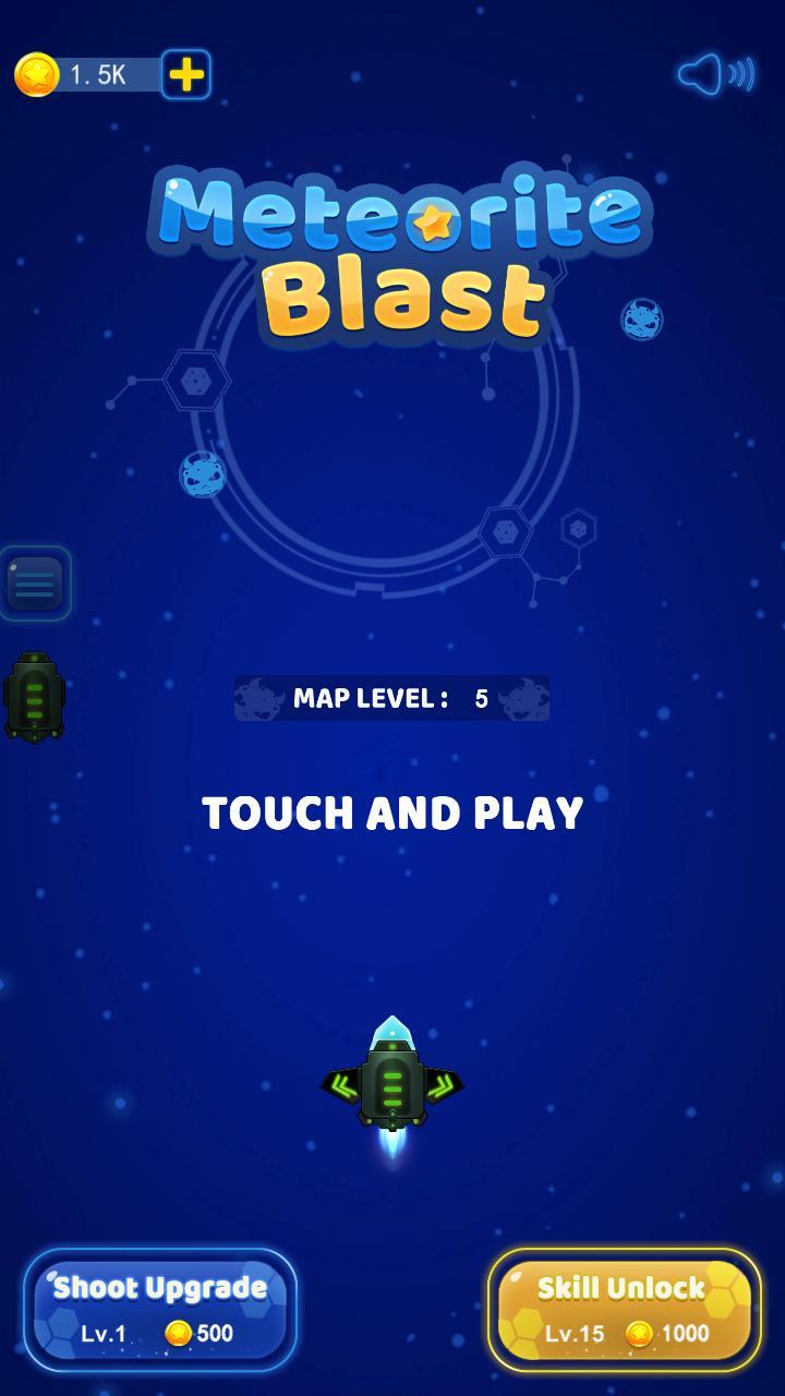 Screenshot of Meteorite Blast -Relax