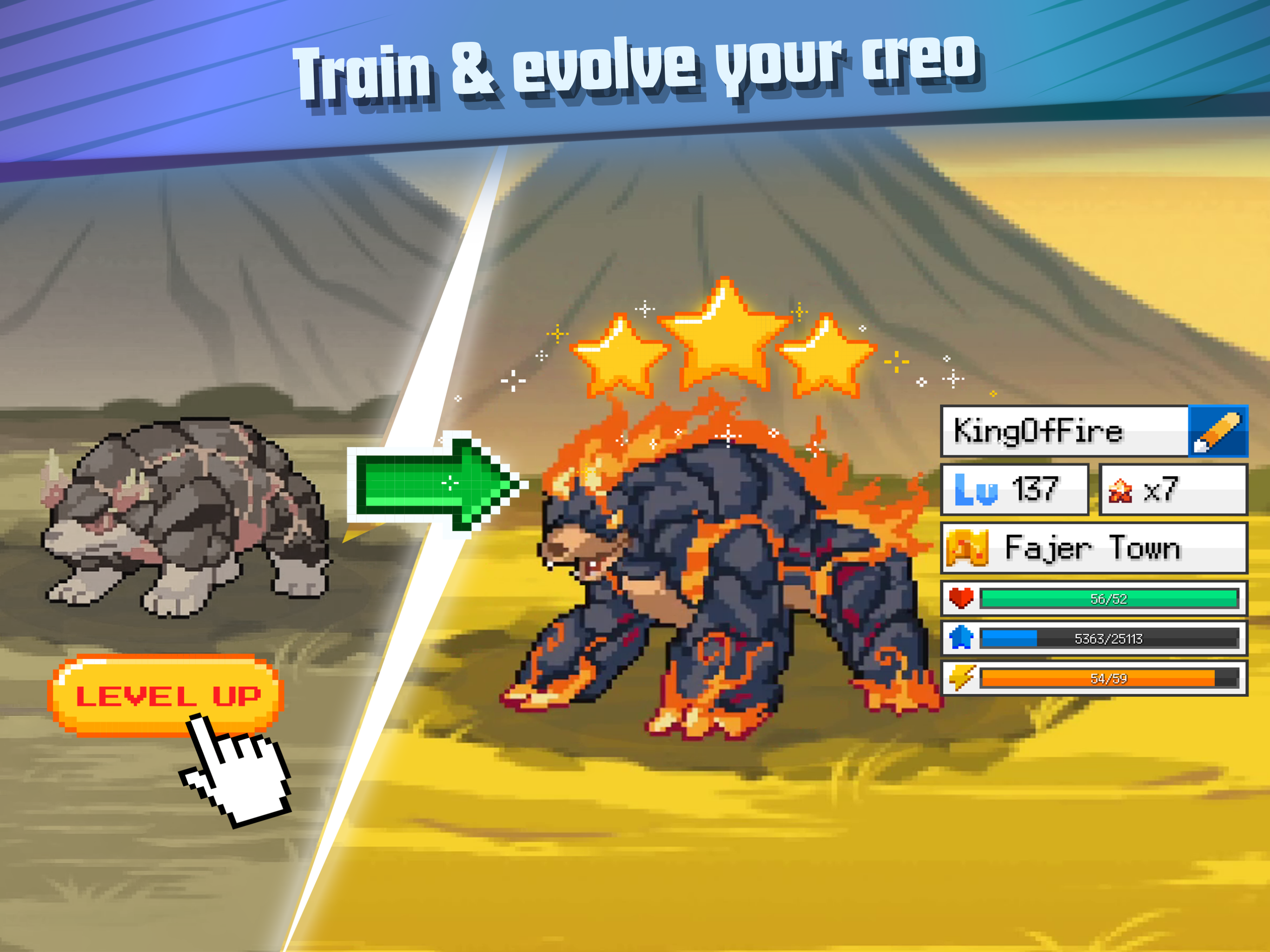 EvoCreo 2: Monster Trainer RPG Game Screenshot