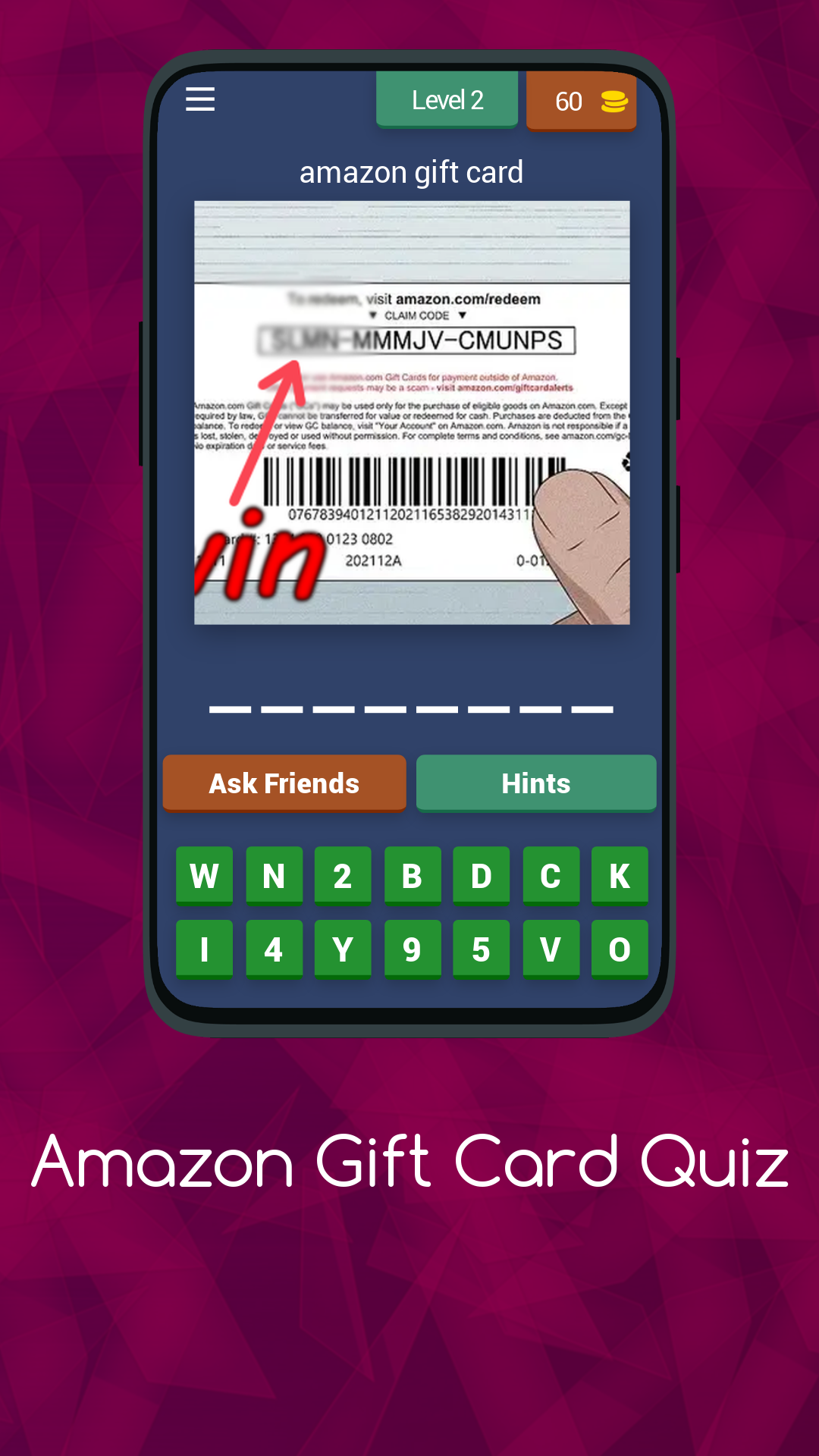 Amazon Gift Card Quiz Trivia android iOSTapTap