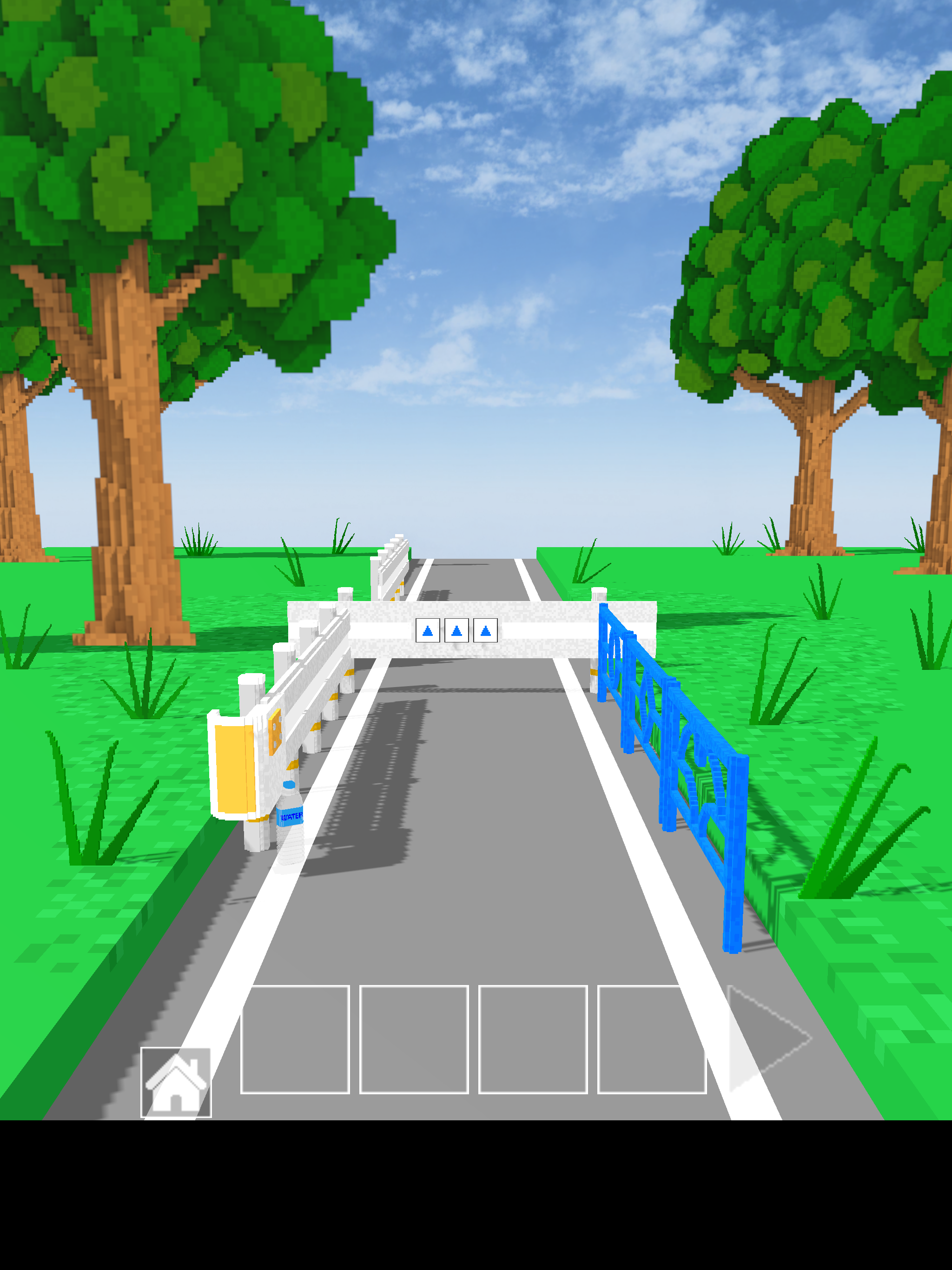 脱出ゲーム　道とガードレール 게임 스크린샷