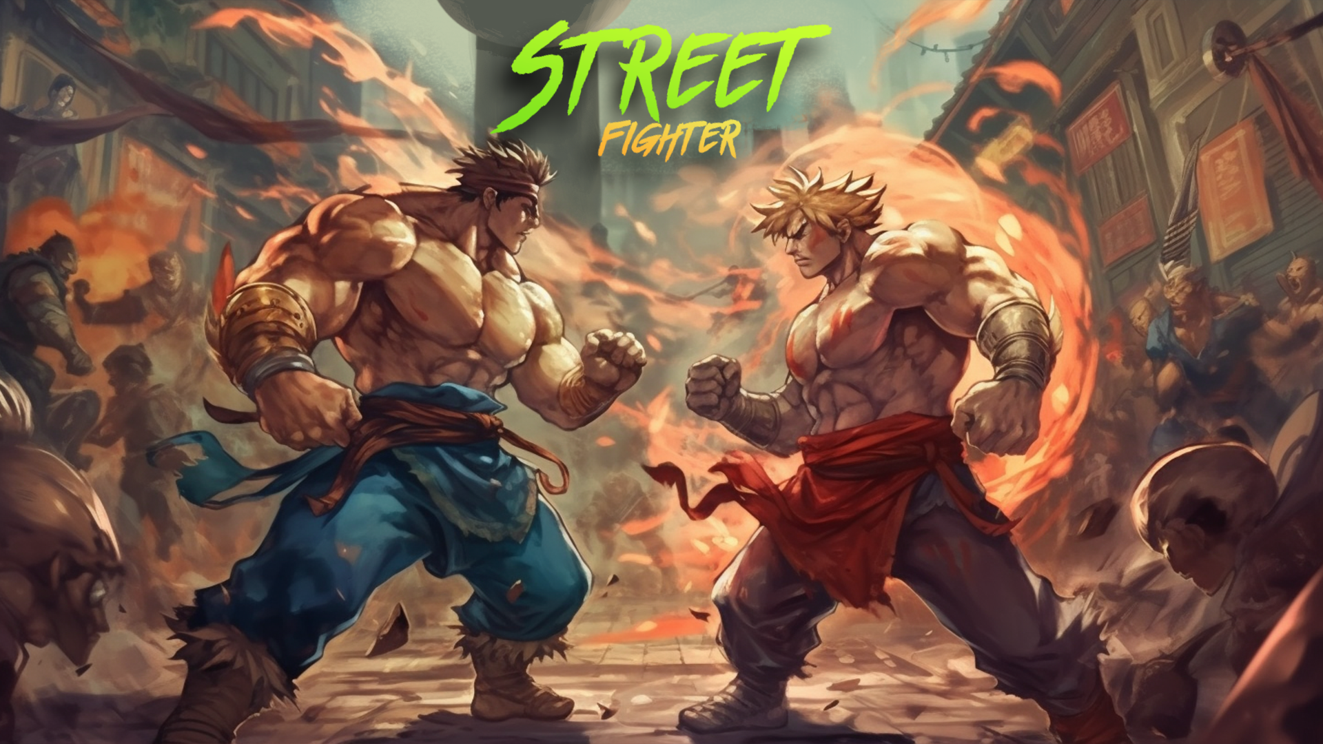 Screenshot of Street Fighting Final Fighter