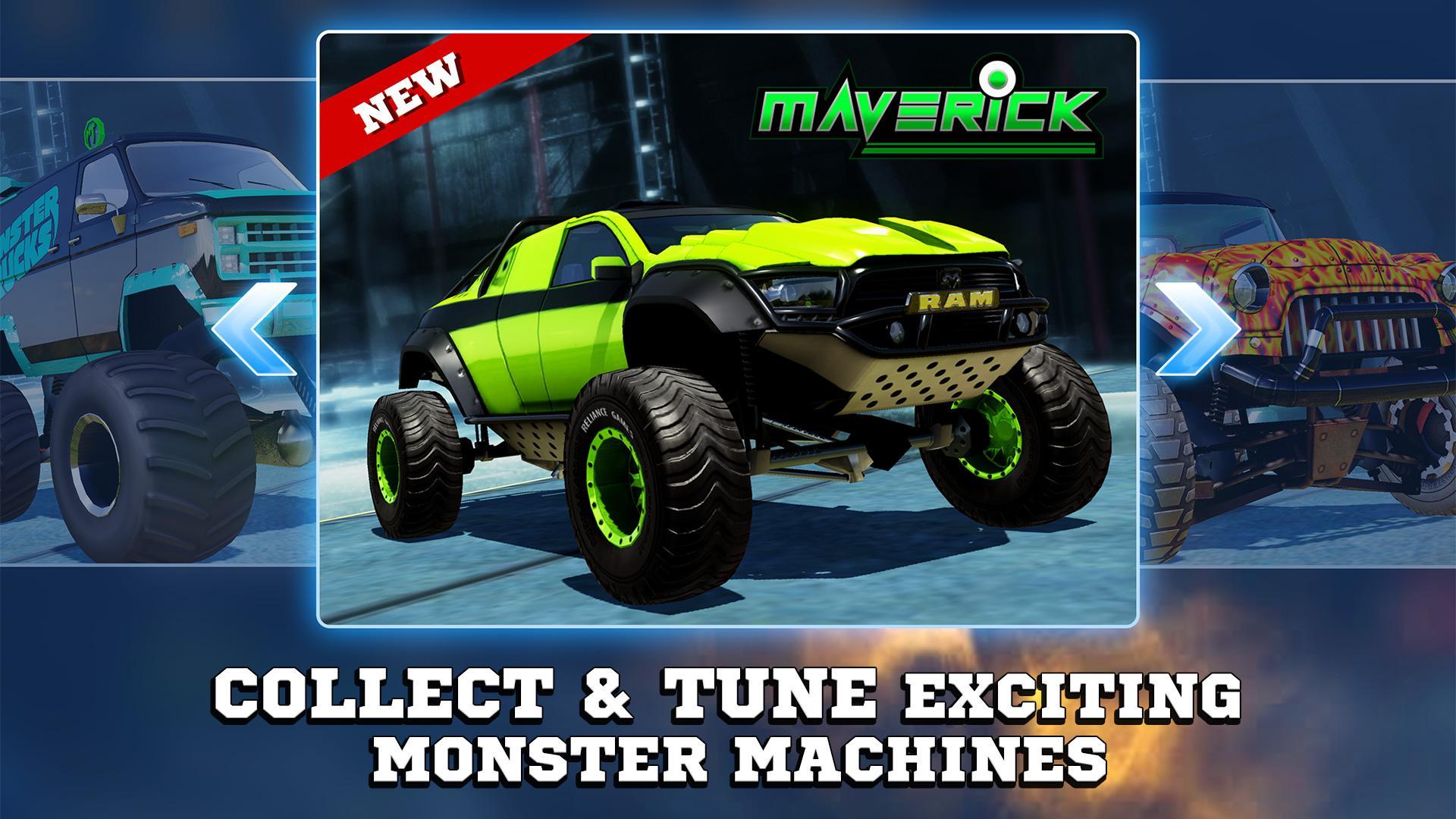 Скриншот игры Monster Trucks Racing 2021