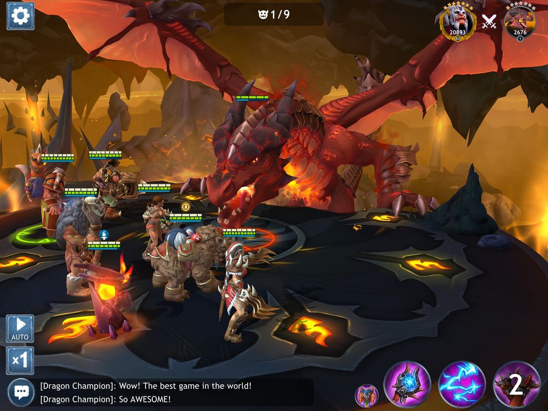 Screenshot of Dragon Champions: Call Of War