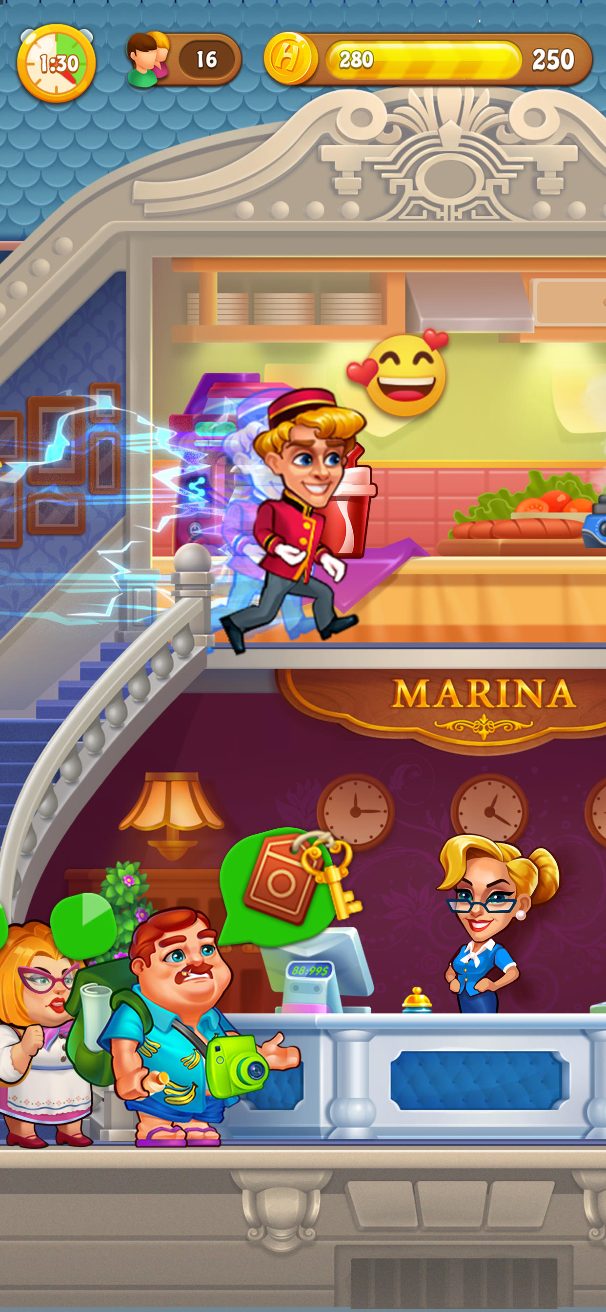 Screenshot 16 of Dream Hotel: Hotel Manager 1.4.14