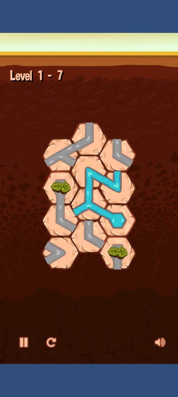 Water Connect Puzzle flow Game Screenshot