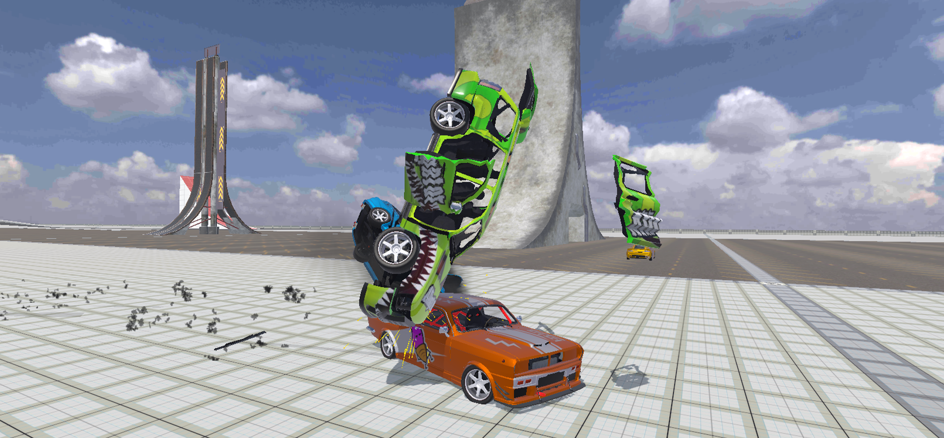 American Car Crash Simulator3D Game Screenshot