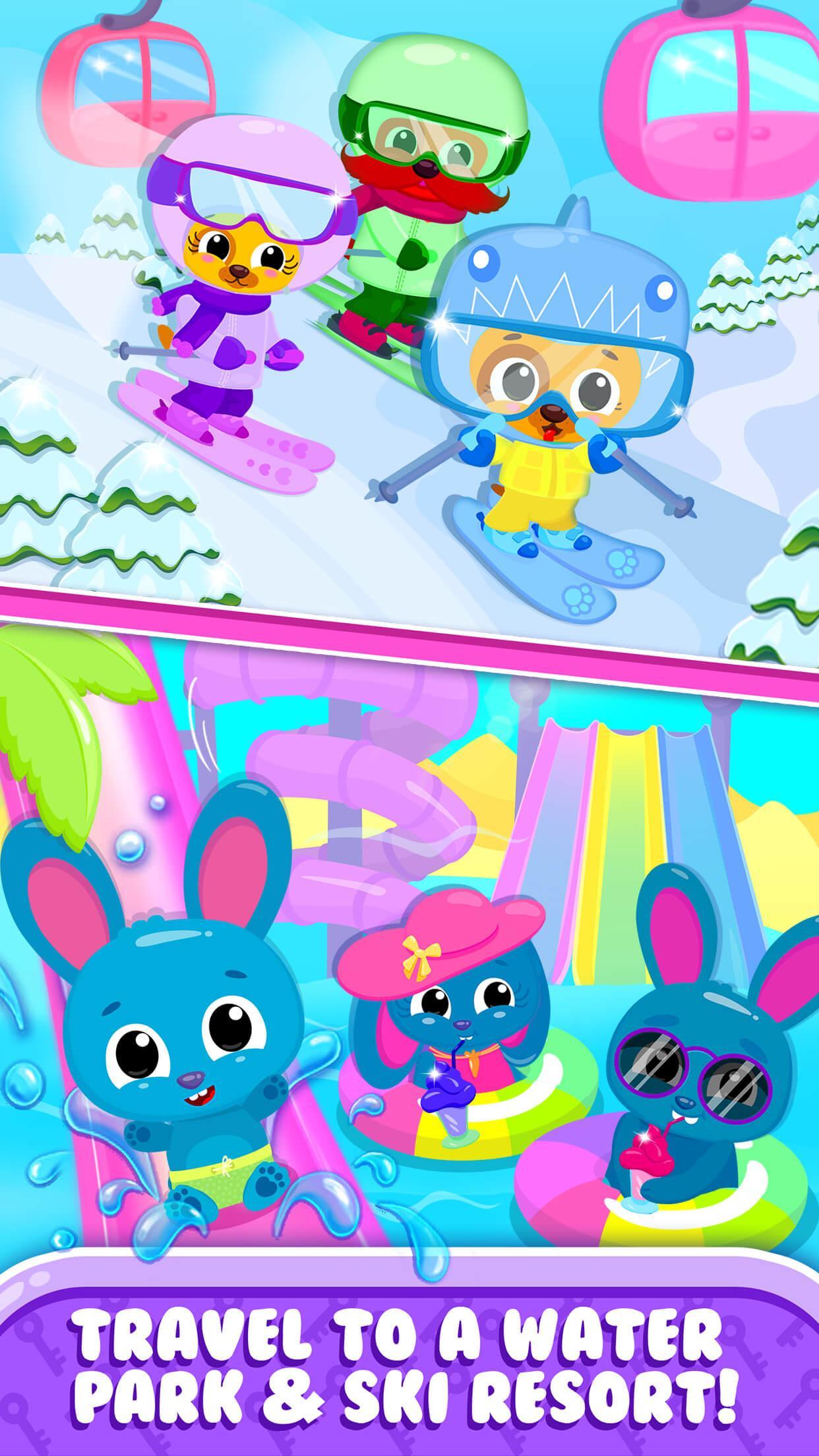 Cute & Tiny Hotel - Family Vacation Adventures Game Screenshot