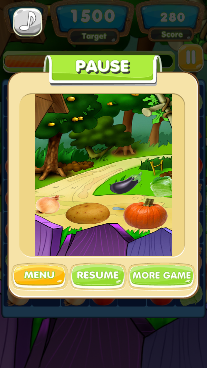 Скриншот игры Veggie Link