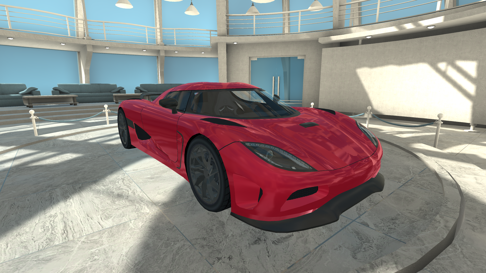 Captura de Tela do Jogo Luxury Car Showroom Simulator