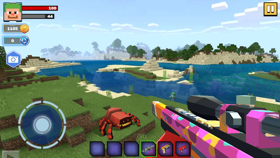 Fire Craft: 3D Pixel World 게임 스크린 샷