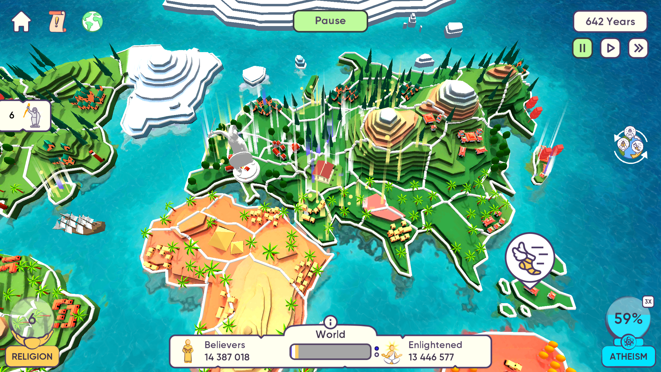 Religion Inc. God Simulator Game Screenshot