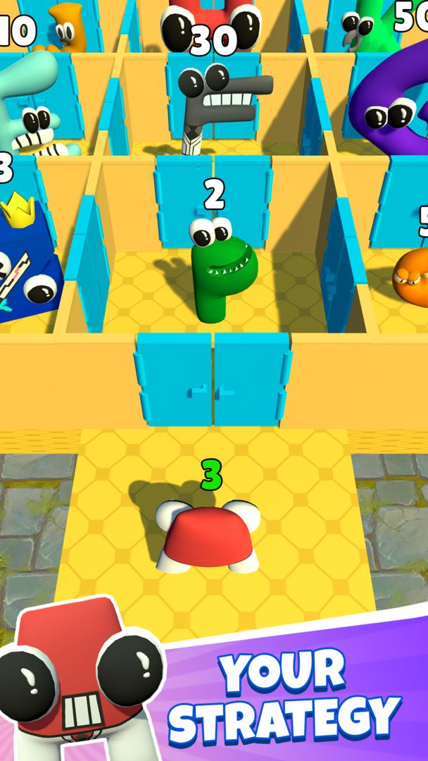 Alphabet: Room Maze screenshot game