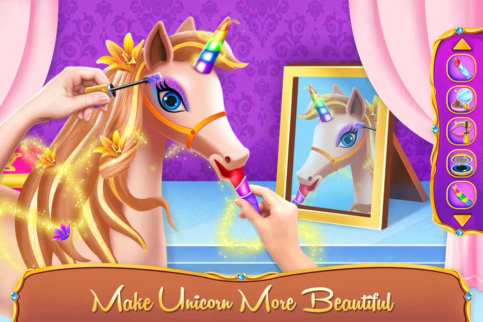 Unicorn Pony Horse Care Game Game Screenshot