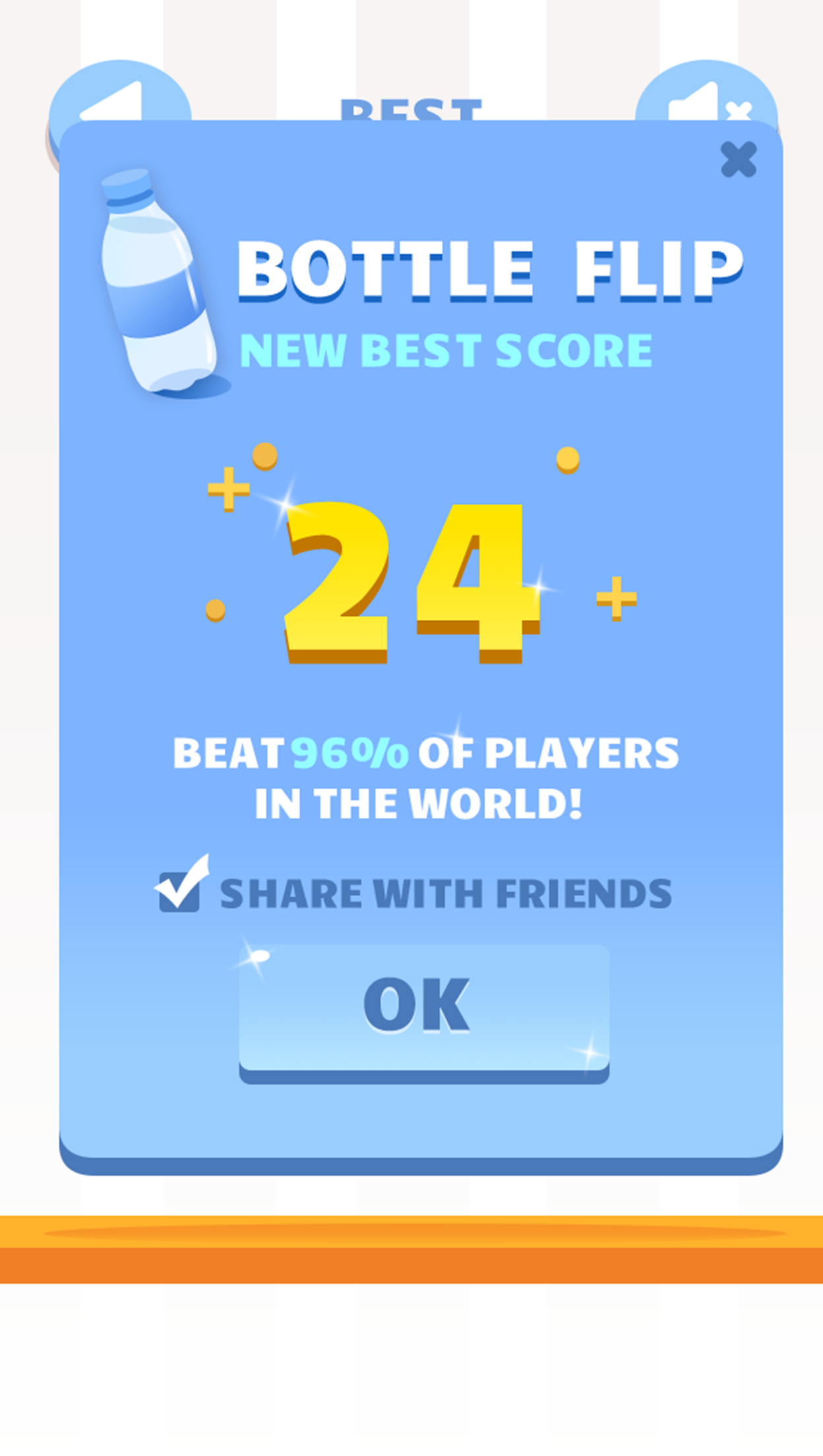 Bottle Flip 게임 스크린샷