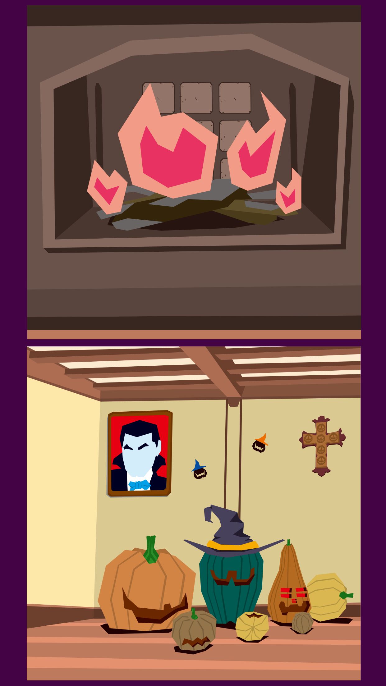 Captura de Tela do Jogo 脱出ゲーム ハロウィンパーティーからの脱出