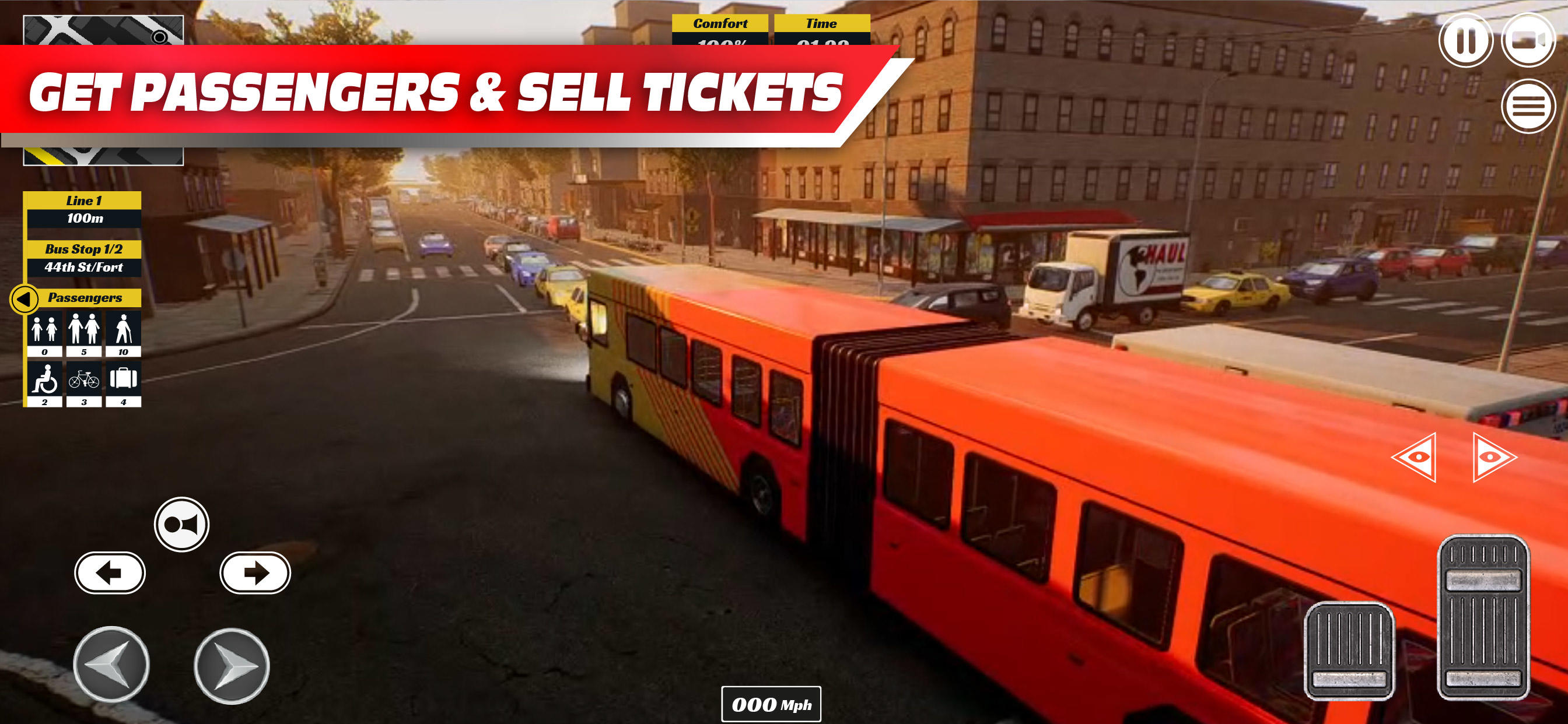 BUS Simulator PRO Urban Rivals Game Screenshot