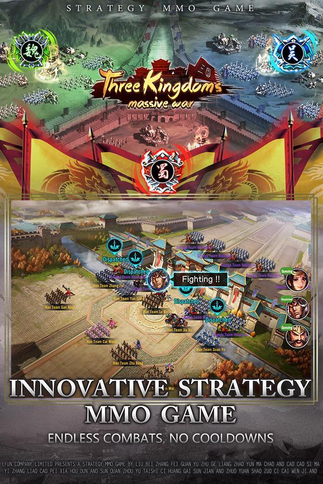 Three Kingdoms: Massive War ภาพหน้าจอเกม