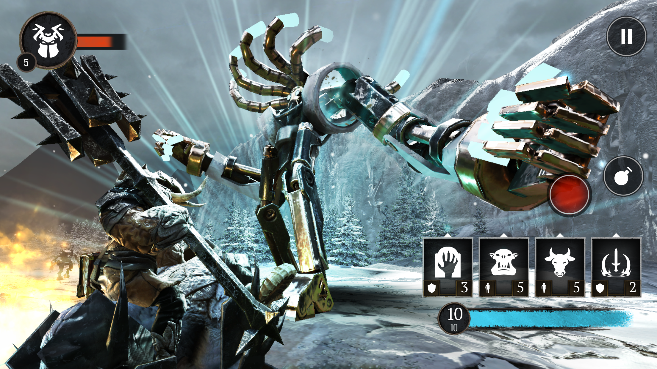 Magic vs. Metal Game Screenshot
